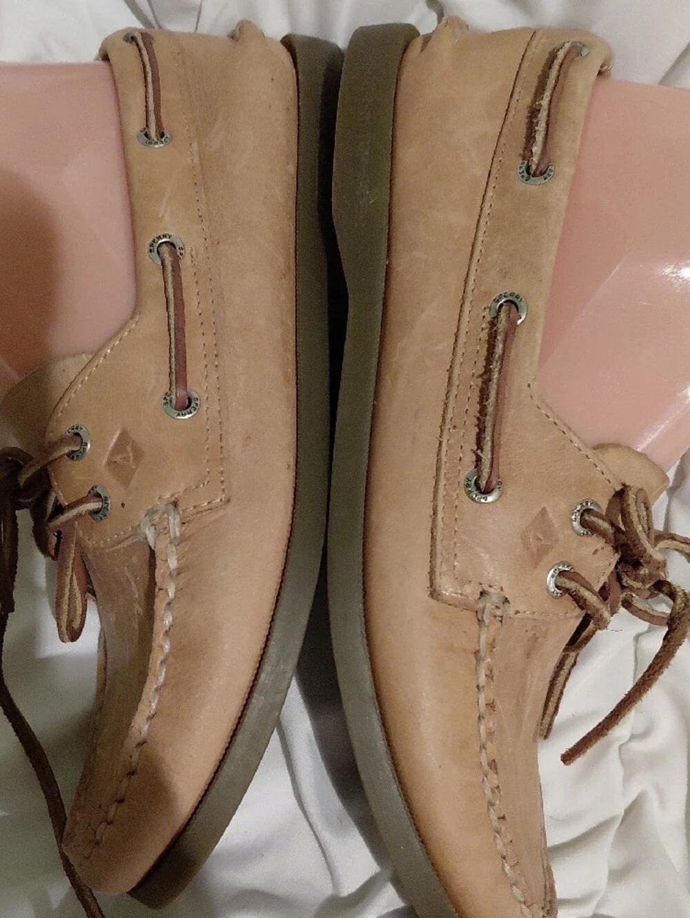 Sperry Topsider Men's Suede Boat Shoes - Light Brown